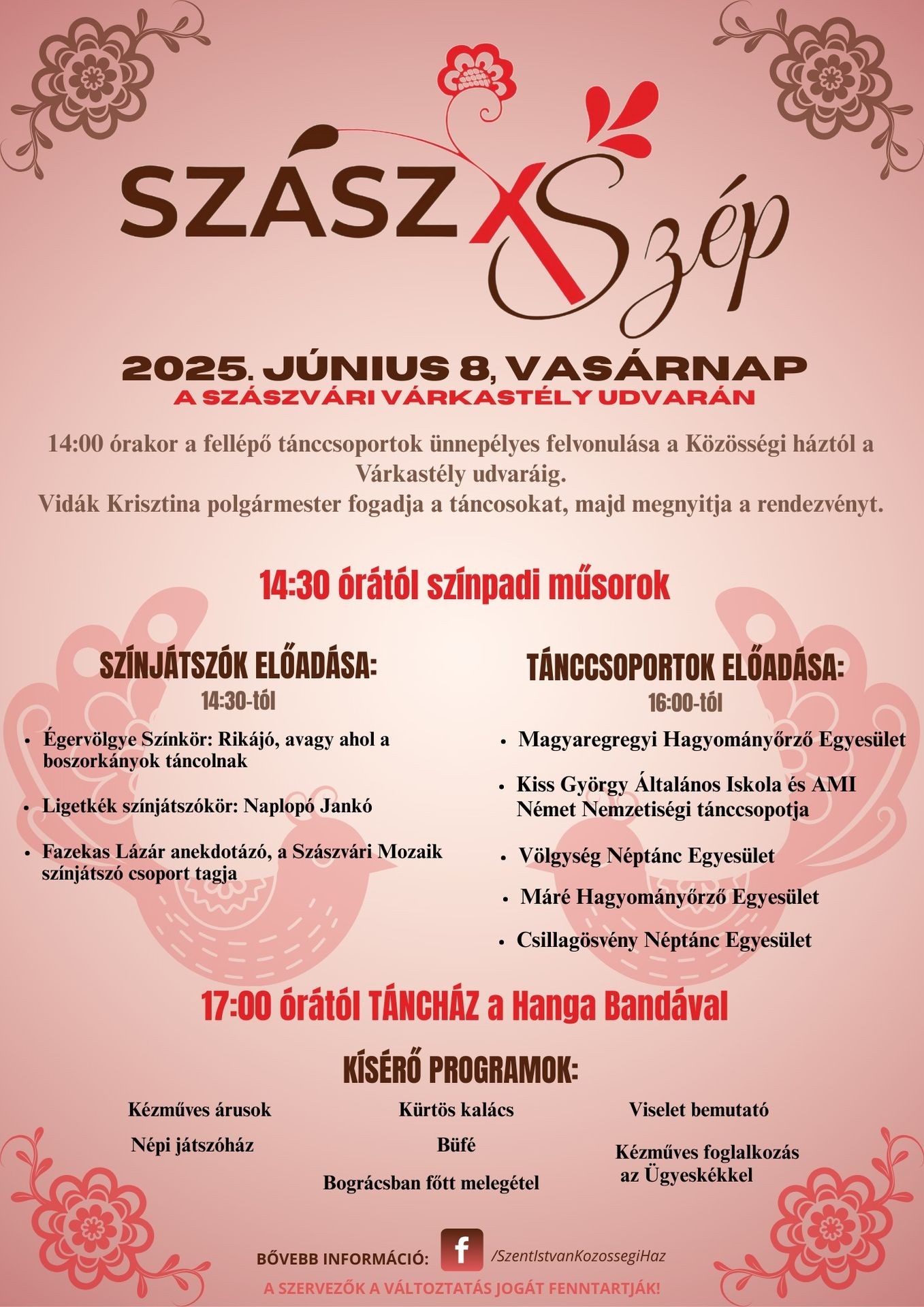 Szász x szép fesztivál